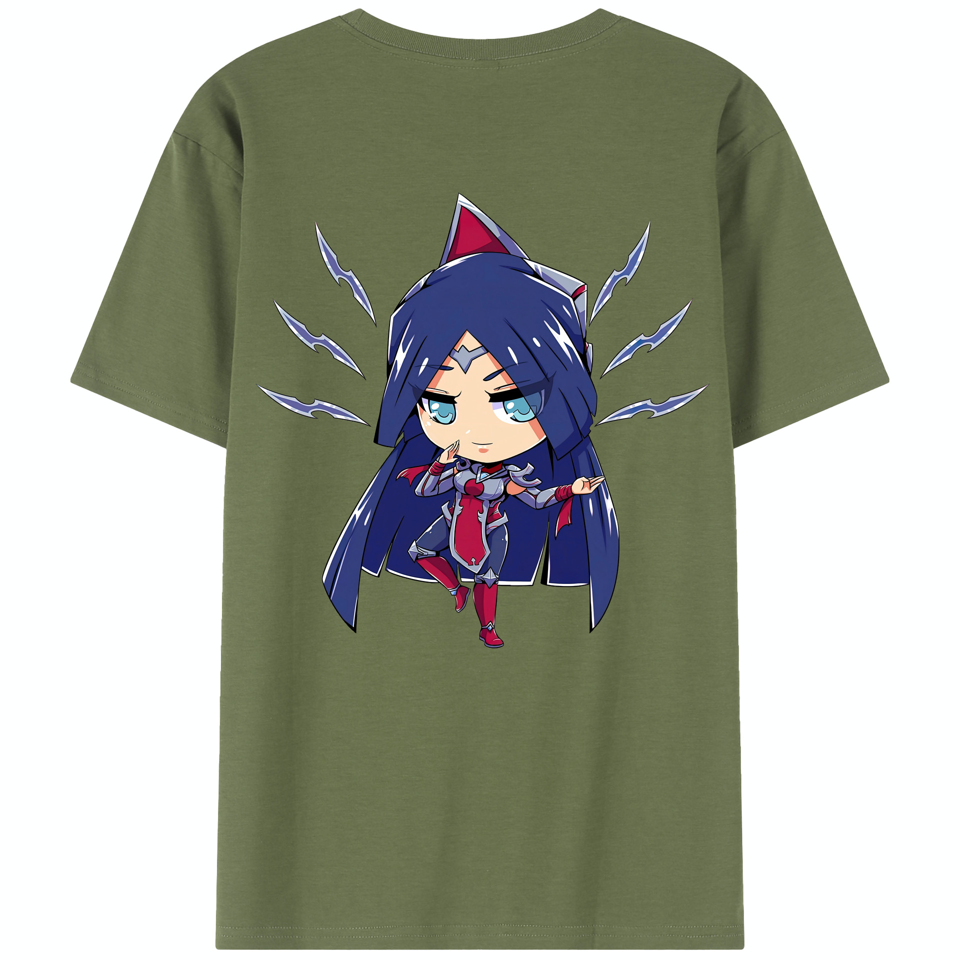 リーグ・オブ・レジェンド League of Legends LOL 綿100％半袖Tシャツ（背面プリント）